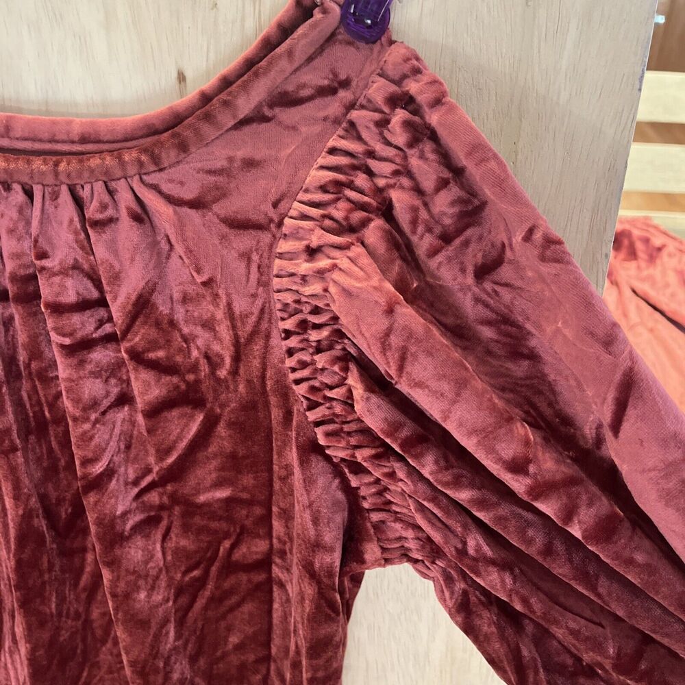 Vintage Womens Velour Leisure suit Holiday Christmas outfit Suit Sz M Deena Cali - Picture 7 of 10
